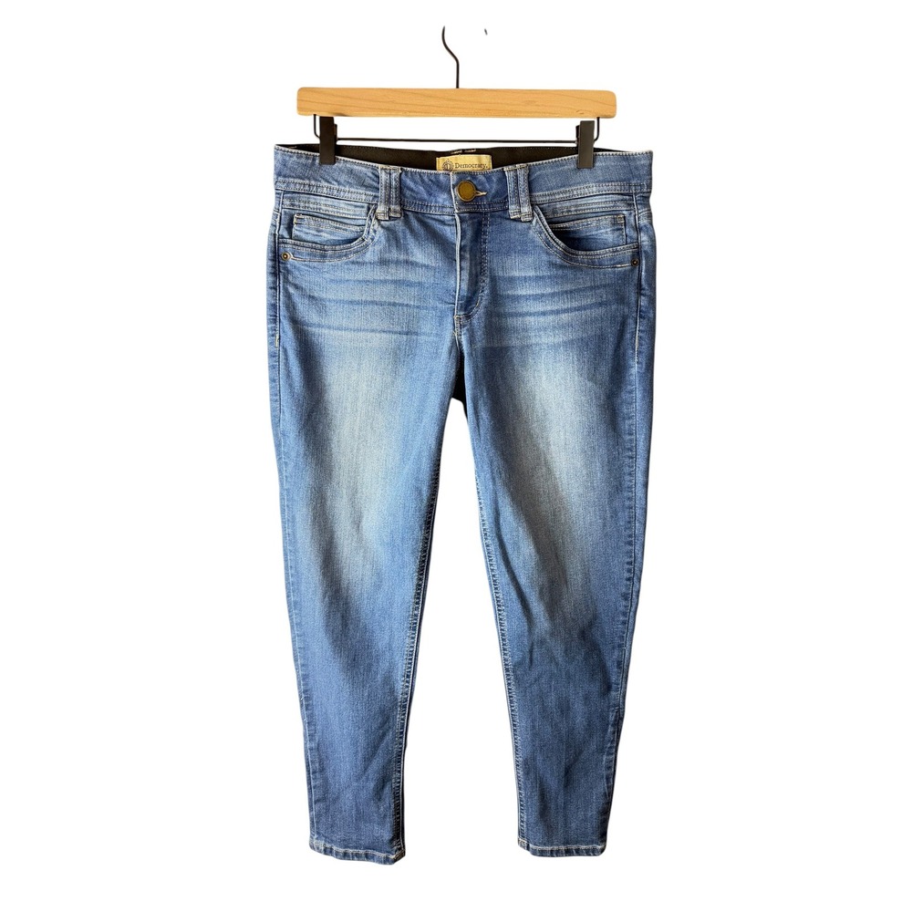 Democracy‎ Ab Solution Skinny Jeans Womens 10 Blue Medium Wash Denim Pants